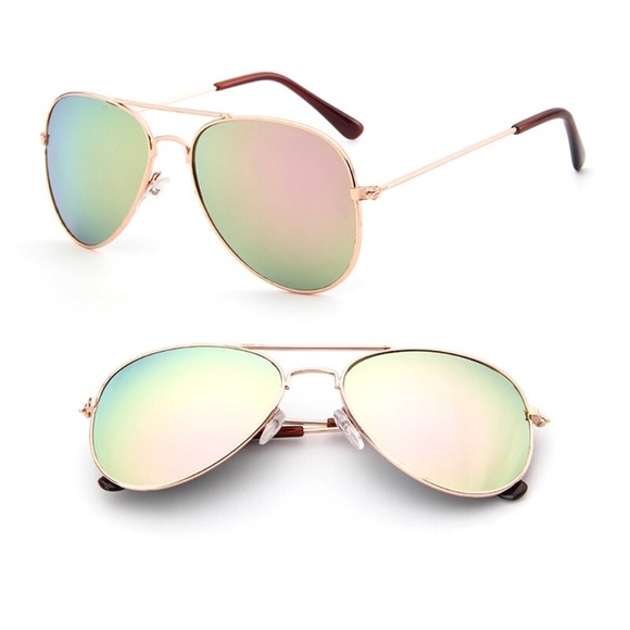 Other - 🎉HOST PICK | Girls Rose Gold Aviator Sunglasses ✨